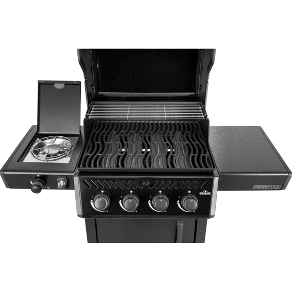 Napoleon Freestylet Gasbarbecue 425 4 Hoofdbranders Zijbrander En Deur Zwart