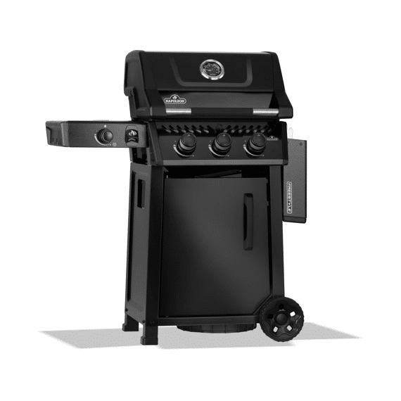 Napoleon Freestylet Gasbarbecue 365 3 Hoofdbranders Zijbrander En Deur Zwart