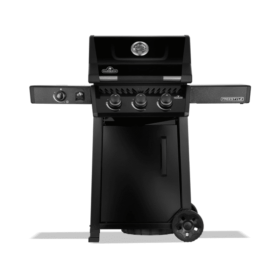 Napoleon Freestylet Gasbarbecue 365 3 Hoofdbranders Zijbrander En Deur Zwart