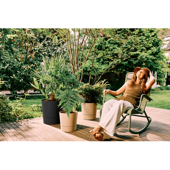 Elho Foss Rond 25cm Living Black