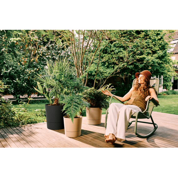 Elho Foss Rond 35cm Living Black