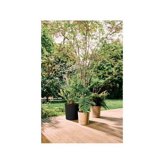 Elho Foss Rond 35cm Paddenstoel Beige