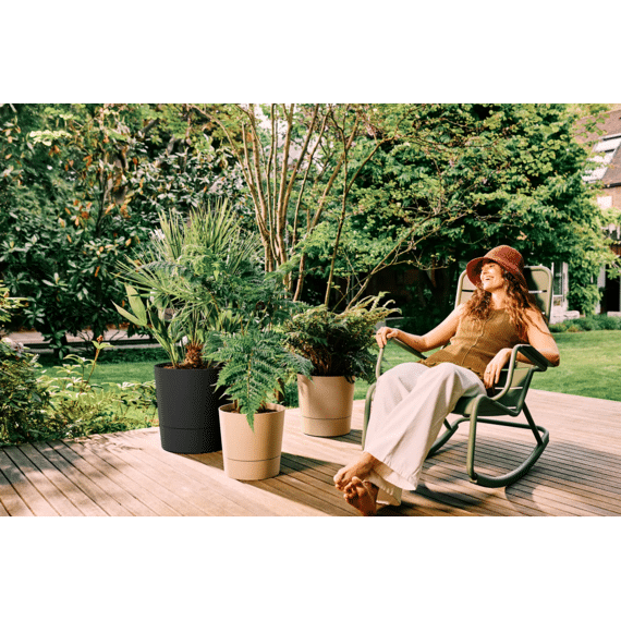 Elho Foss Rond 43cm Living Black