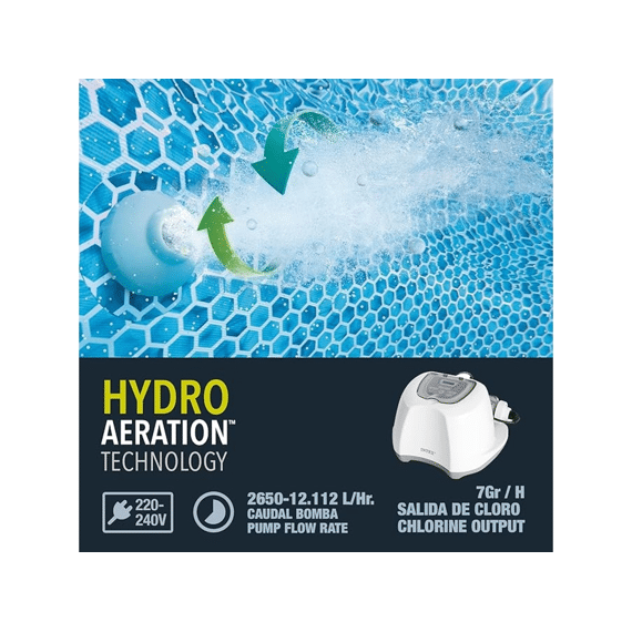 Intex 26688gs Plus Krystal Clear Zoutwatersysteem Qs700 12v