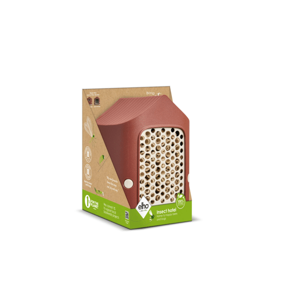 Elho Cosy Insectenhotel 18cm Toscaans Rood