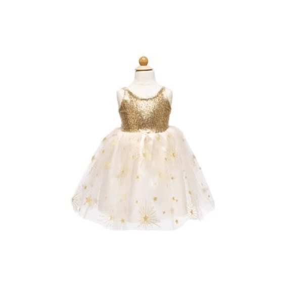 Verkleedjurk Golden Glam Party Dress 3-4 Jaar
