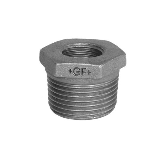 Georg Fischer Verloopnippel MF Galva 1/4*1/2
