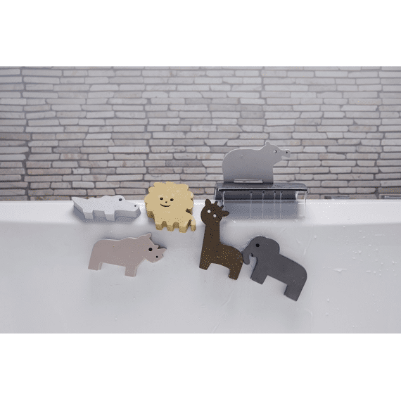 Moesplay Waterfun Foam Badspeeltje Safari 6 Stuks