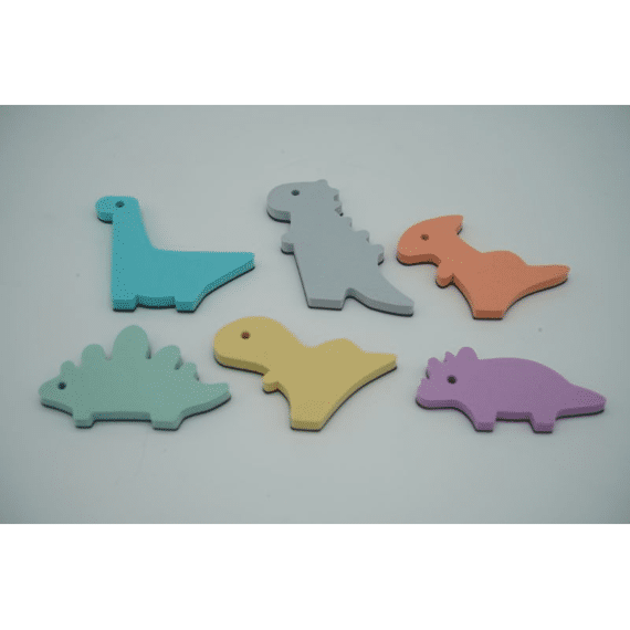 Moesplay Magnetische Foamfiguren Dino 6 Stuks