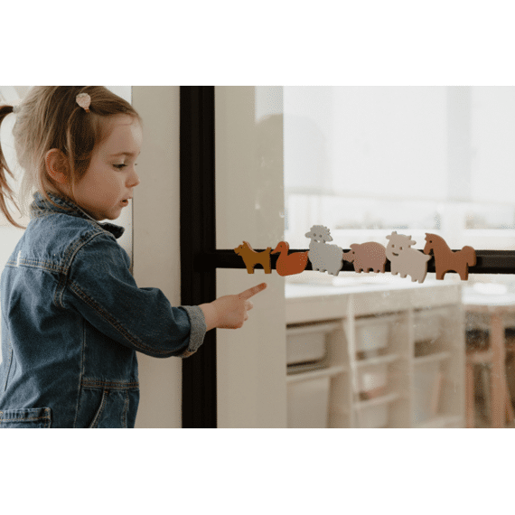 Moesplay Magnetische Foamfiguren Boerderijdieren 6 Stuks