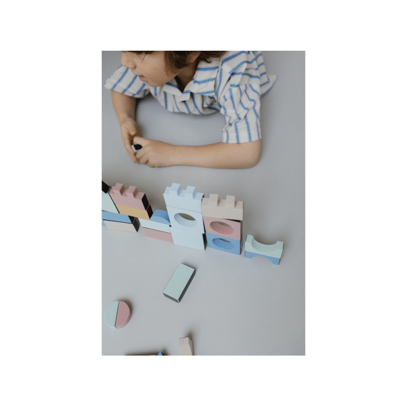 Moesplay Magnetische Foam Bouwblokken 54 Stuks