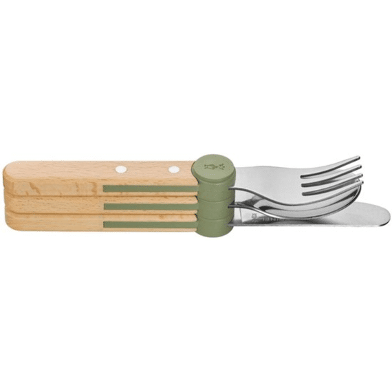 Kinderbestek 3-delig Opinel Le Petit Gourmet Olijfgroen