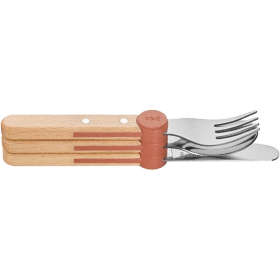 Kinderbestek 3-delig Opinel Le Petit Gourmet Koraal