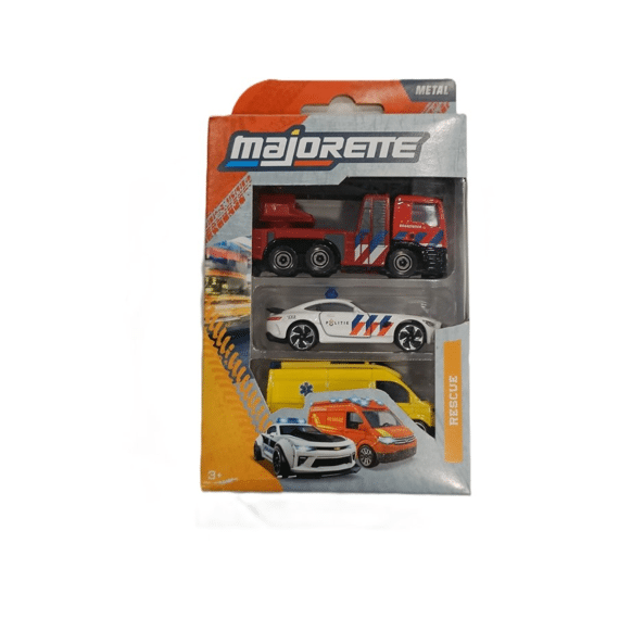 Majorette Hulpdienstvoertuigen 3-pack