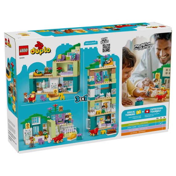 Lego Duplo Town 3-in-1 Modern Woonhuis Met Figuren 10470