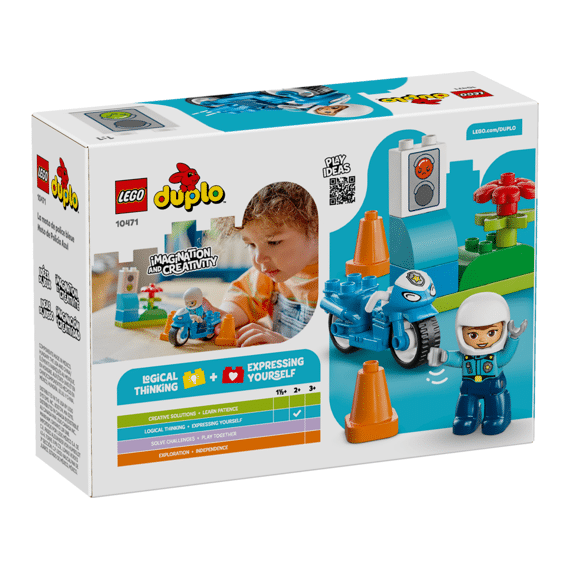 Lego Duplo Town Blauwe Politiemotor 10471