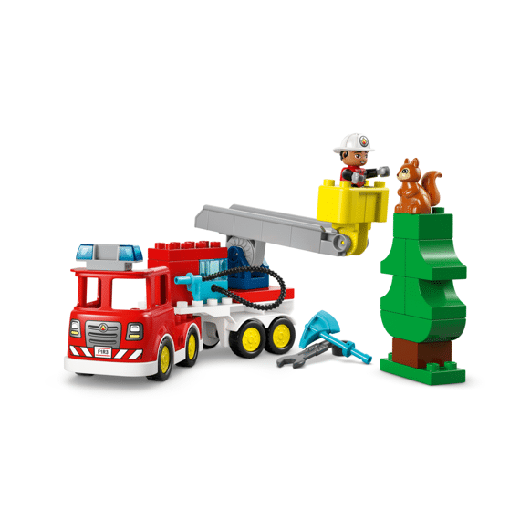 Lego Duplo Town Brandweertruck Met Slang En Brandweerman 10473