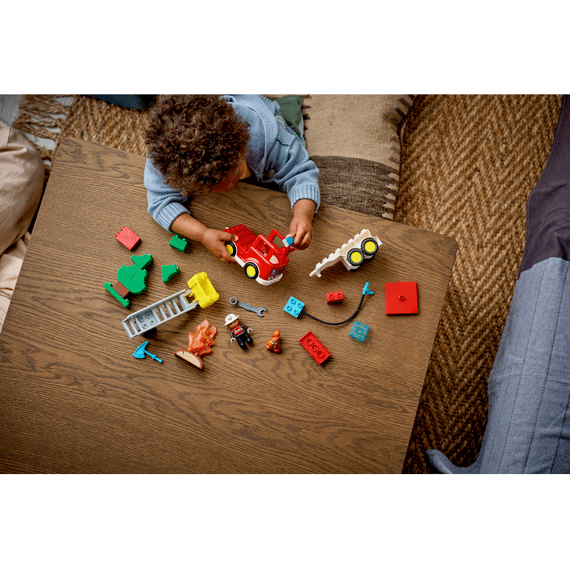 Lego Duplo Town Brandweertruck Met Slang En Brandweerman 10473