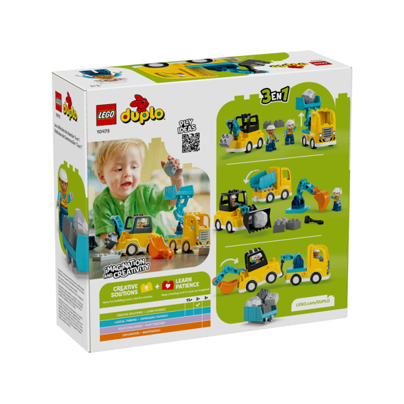 Lego Duplo Town 3-in1 Bouwvoertuigen 10475