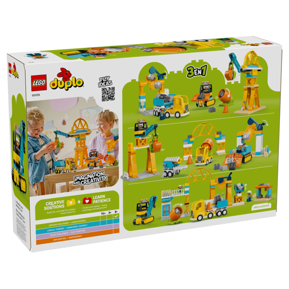 Lego Duplo Town 3-in-1 Bouwplaats En Voertuigen 10476