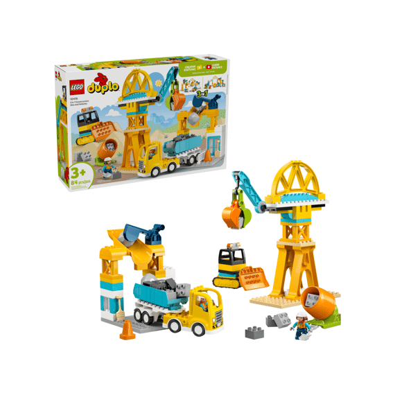 Lego Duplo Town 3-in-1 Bouwplaats En Voertuigen 10476