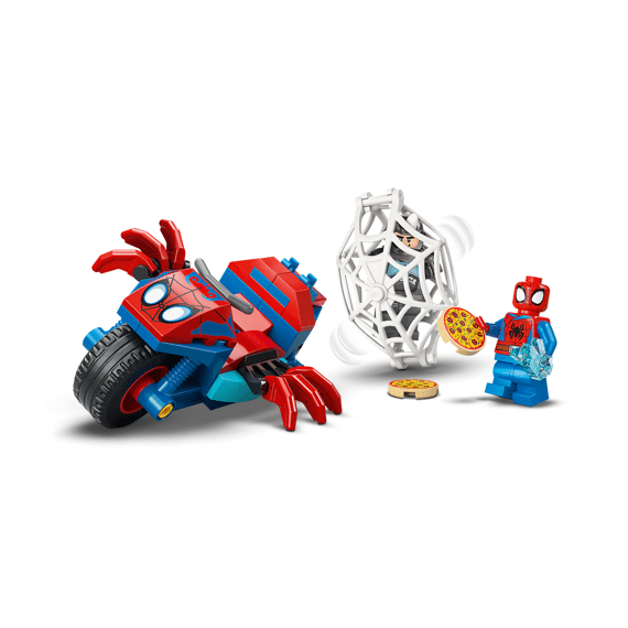 Lego Spidey Op Zijn Motor Vs. Rhino 11206