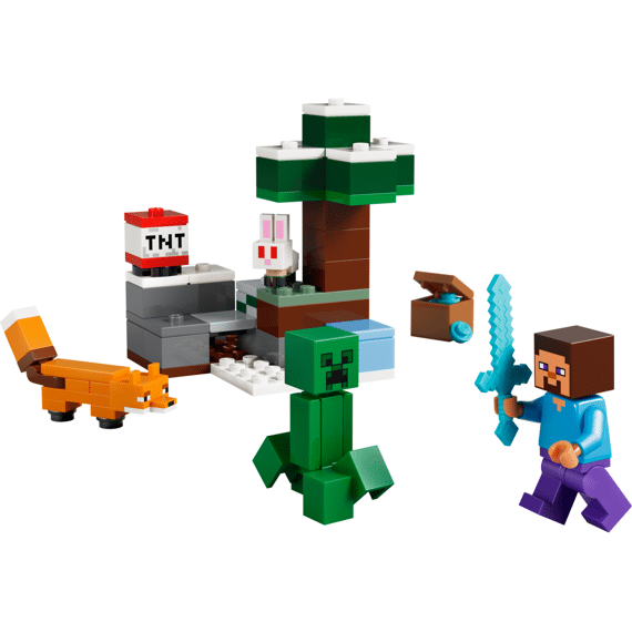 Lego Minecraft Steves Taiga-avontuur 21583