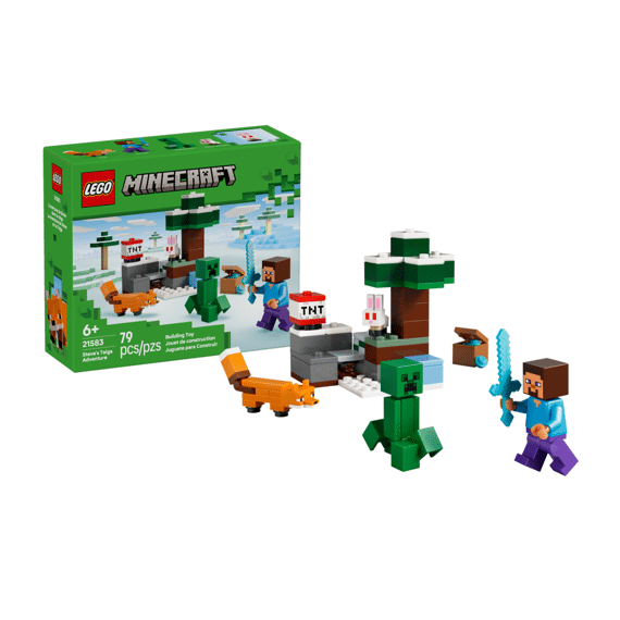Lego Minecraft Steves Taiga-avontuur 21583