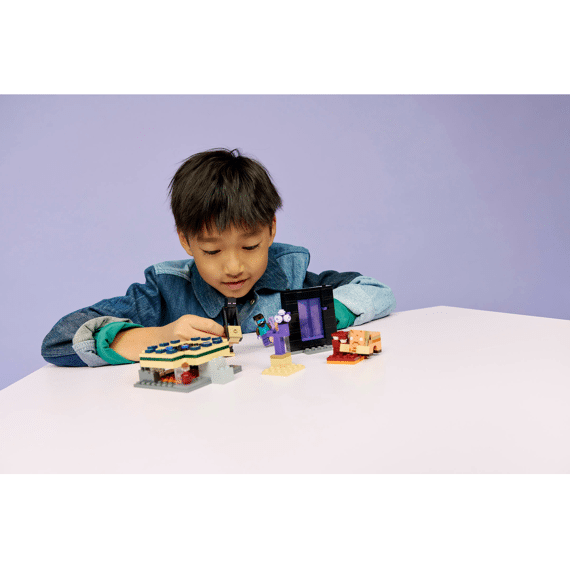 Lego Minecraft Reis Naar De Nether En Het End-portaal 21584