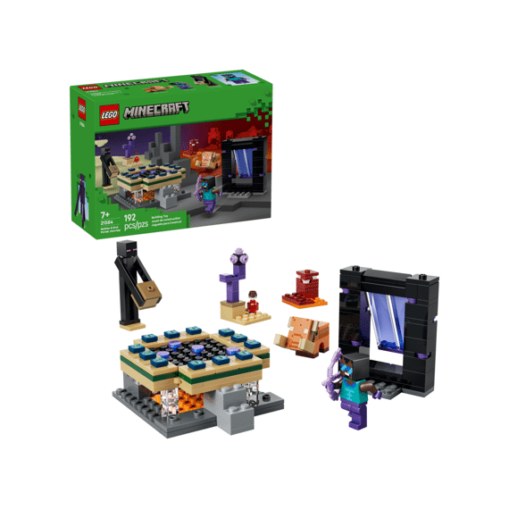 Lego Minecraft Reis Naar De Nether En Het End-portaal 21584