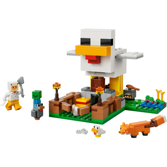 Lego Minecraft Kippenboerderij 21585