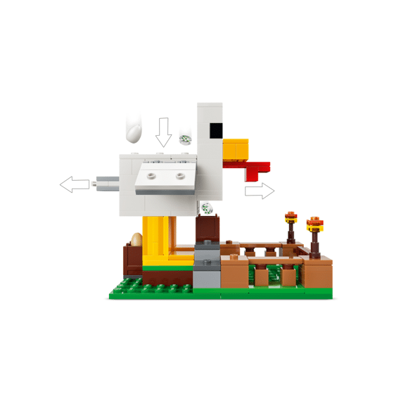 Lego Minecraft Kippenboerderij 21585
