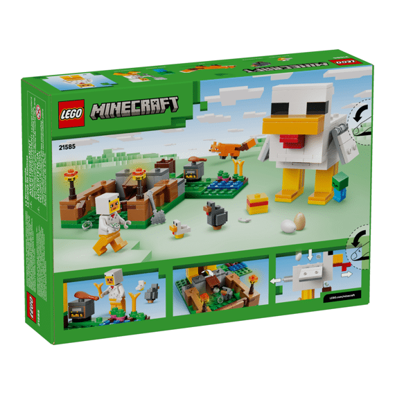 Lego Minecraft Kippenboerderij 21585