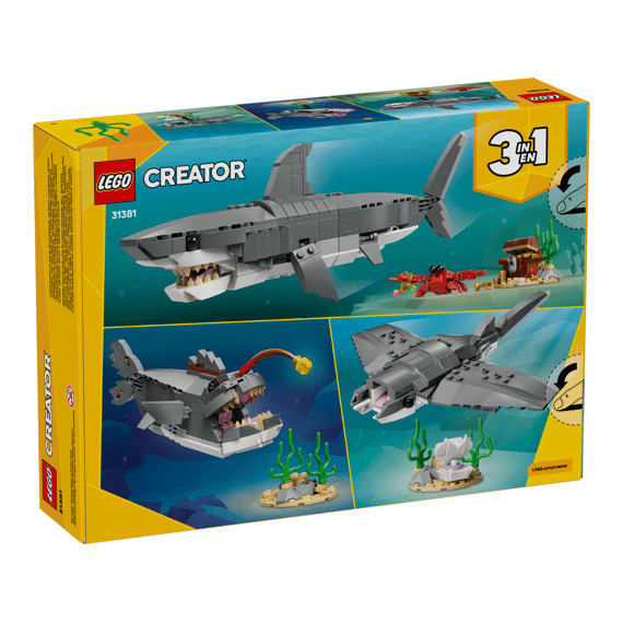 Lego Creator Woeste Haai Met Schatkist 31381