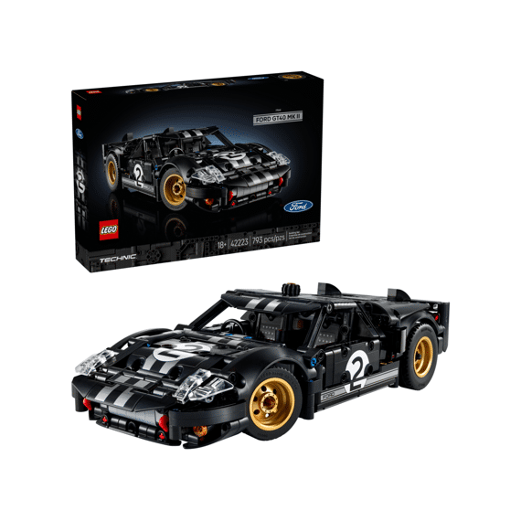 Lego Technic 1966 Ford Gt40 Mkii Racewagen 42223