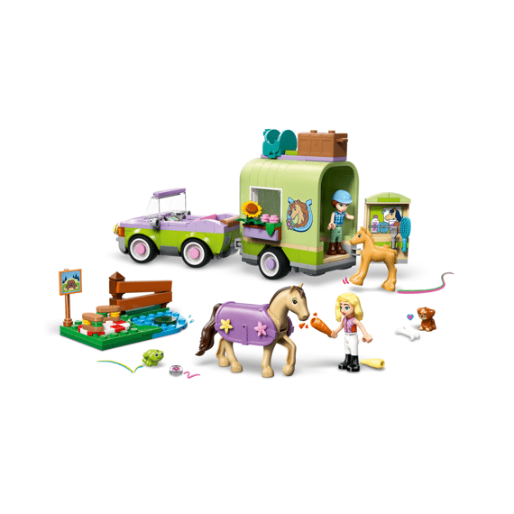 Lego Friends Trailer Met Paard En Veulen 42695