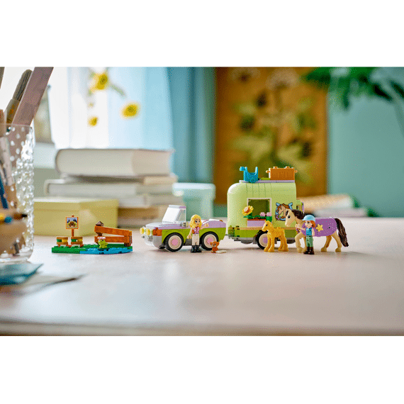 Lego Friends Trailer Met Paard En Veulen 42695