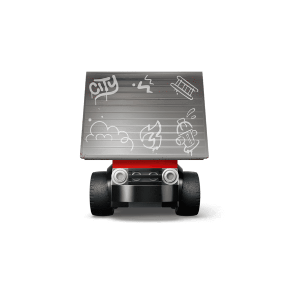 Lego City Brick Rides Voertuigen - Brandweerwagen 60482