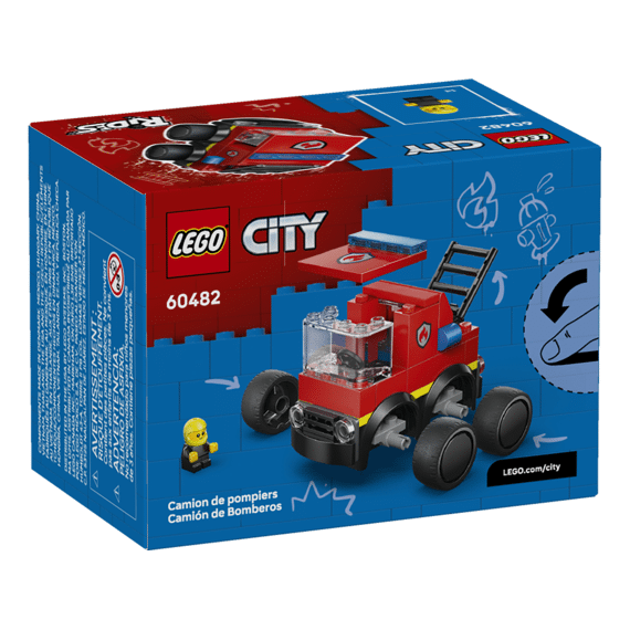 Lego City Brick Rides Voertuigen - Brandweerwagen 60482