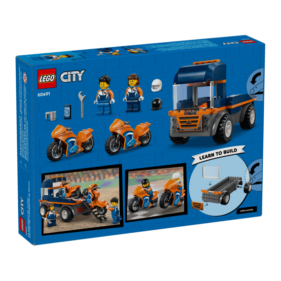 Lego City Great Vehicles Transportwagen Voor Motoren 60491