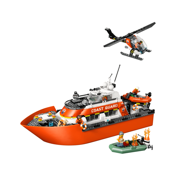Lego City Exploration Kustwacht Reddingsboot Met Helikopter 60504