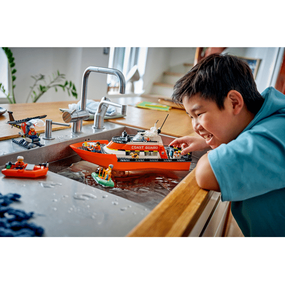 Lego City Exploration Kustwacht Reddingsboot Met Helikopter 60504