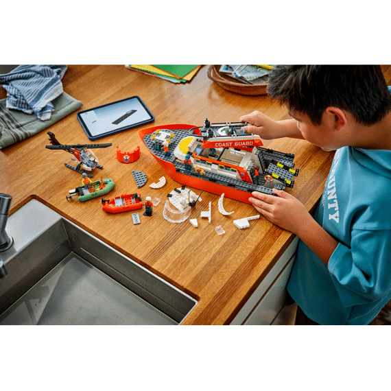 Lego City Exploration Kustwacht Reddingsboot Met Helikopter 60504