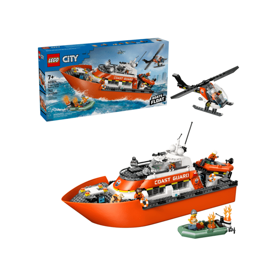 Lego City Exploration Kustwacht Reddingsboot Met Helikopter 60504