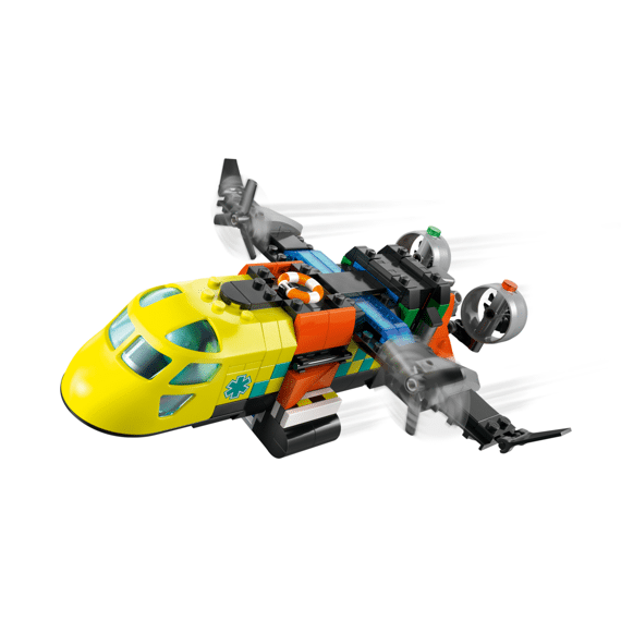 Lego City Great Vehicles Vliegtuig, Servicewagen En Hovercraft Remix 60505