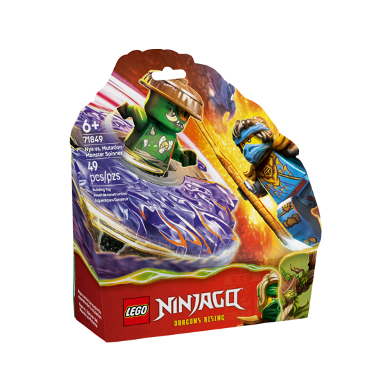 Lego Ninjago Nya Vs. Mutatiemonster In Spinner 71849