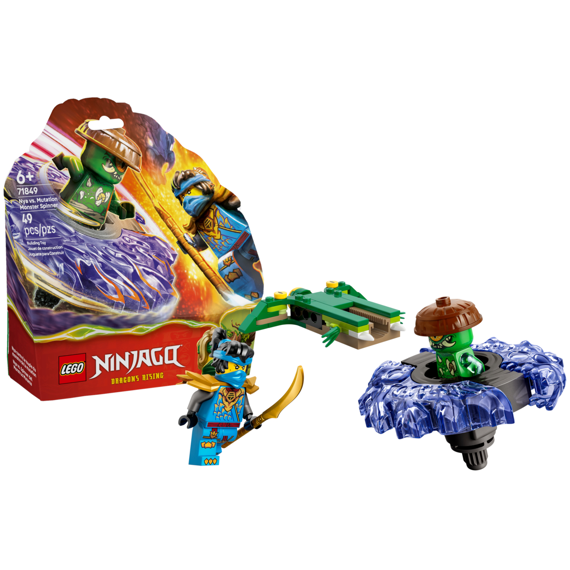Lego Ninjago Nya Vs. Mutatiemonster In Spinner 71849