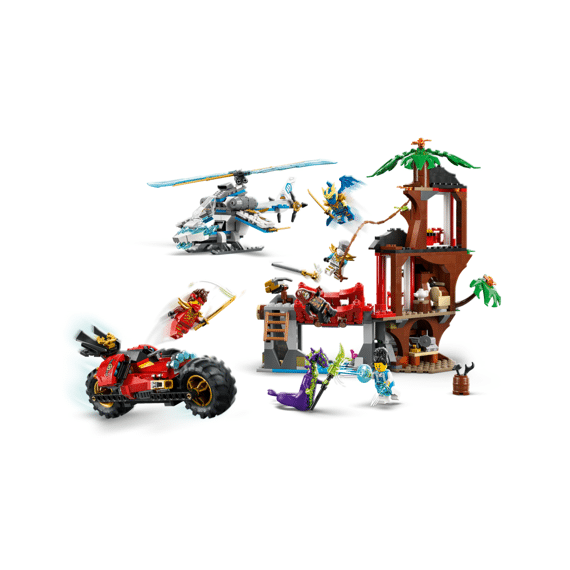 Lego Ninjago Ninjavoertuigen Bij De Boomhut 71857