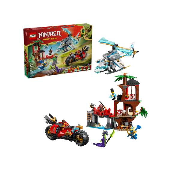 Lego Ninjago Ninjavoertuigen Bij De Boomhut 71857