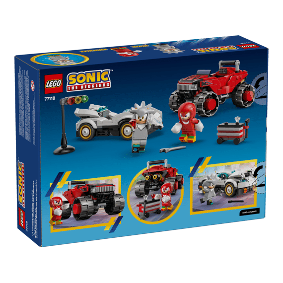 Lego Sonic Silvers Auto Vs. Knuckles Monstertruck 77118